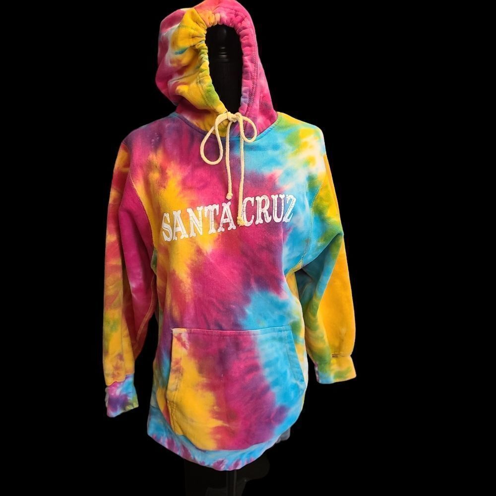 MV Sport Hoodie Unisex Santa Cruz Tie Dye Sweatshirt‎ Sz M (L)